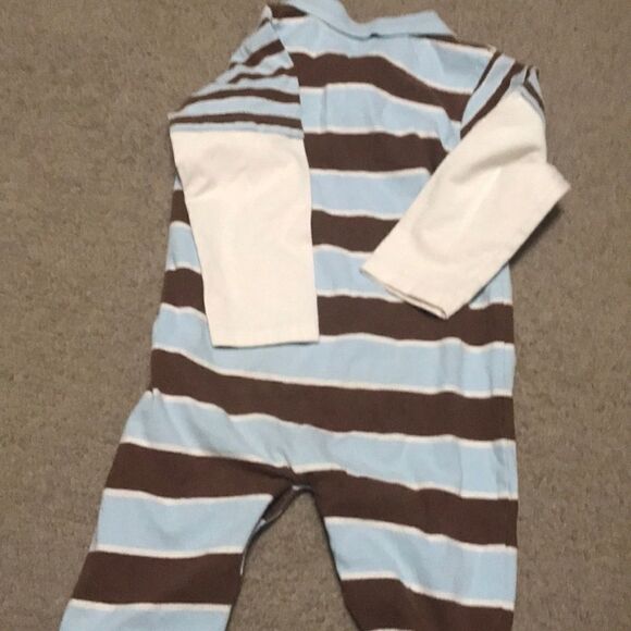 Carters Boys One Piece Outfit 24 Months Snap Legs - Picture 3 of 10